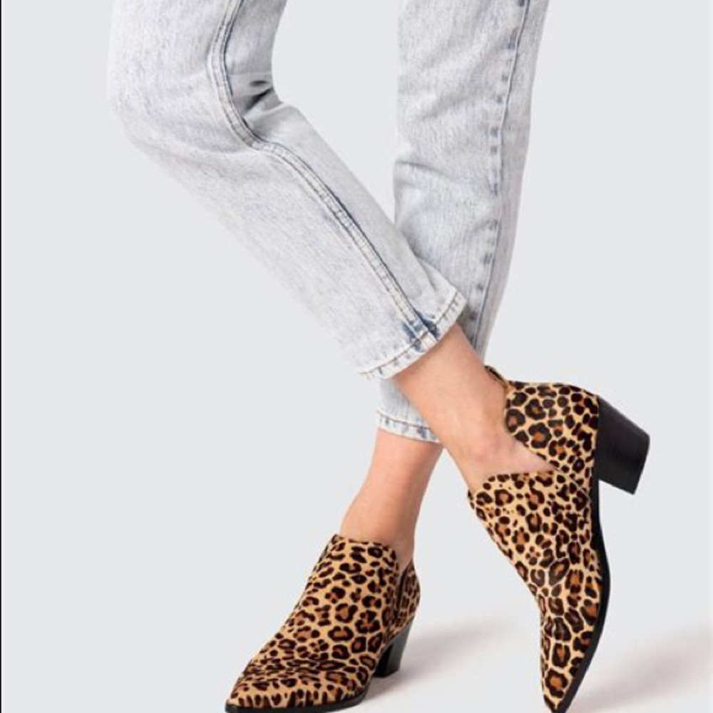 New Leopard Calf Hair Booties x Dolce Vita